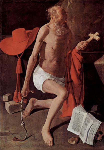 Georges de La Tour St Jerome Spain oil painting art